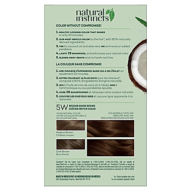 Clairol&reg; Natural Instincts Ammonia-Free Semi-Permanent Color 20B Cinnamon Stick/Med. Warm Brown. View a larger version of this product image.