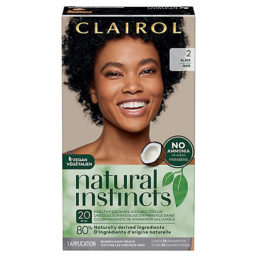 Alternate image 1 for Clairol® Natural Instincts Ammonia-Free Semi-Permanent Color in 36 Black/Noir