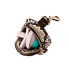 Alternate image 3 for TWELVElittle Little Pouch Faux Leather Diaper Bag Charm in Mauve