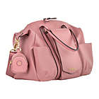 Alternate image 6 for TWELVElittle Little Pouch Faux Leather Diaper Bag Charm in Mauve