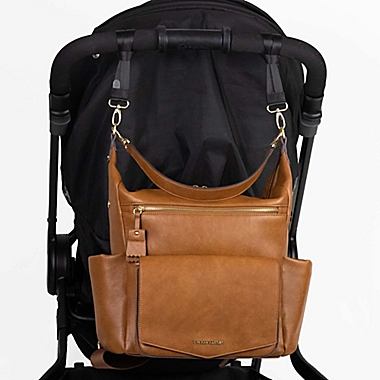 TWELVElittle Peek-A-Boo Hobo Diaper Backpack in Toffee. View a larger version of this product image.
