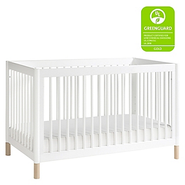 Babyletto Gelato 4-in-1 Convertible Crib with Toddler Bed Conversion Kit in White. View a larger version of this product image.