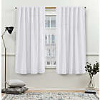 Alternate image 0 for Nicole Miller NY Faux Linen Slub 63-Inch Window Curtain Panels in Winter White (Set of 2)