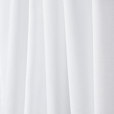 Nicole Miller NY Faux Linen Slub 63-Inch Window Curtain Panels in Winter White (Set of 2). View a larger version of this product image.