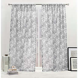 Nicole Miller NY Dara Semi-Sheer Window Curtain Panels (Set of 2)