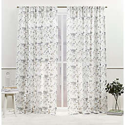 Nicole Miller NY Hattie Semi-Sheer Window Curtain Panels (Set of 2)