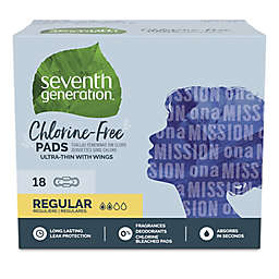 Seventh Generation 18-Count Feminine Ultrathin Regular Pads