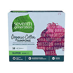 Seventh Generation® 18-Count Organic Cotton Super Tampons