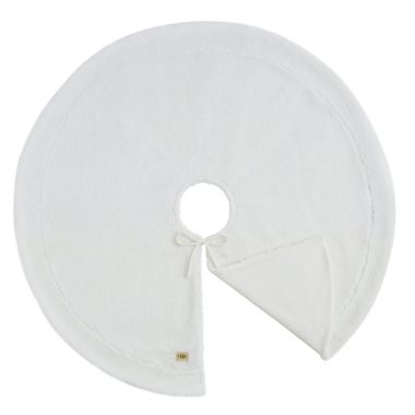 UGG&reg; Classic 54-Inch Sherpa Christmas Tree Skirt in Cream. View a larger version of this product image.