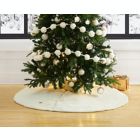 Alternate image 1 for UGG&reg; Classic 54-Inch Sherpa Christmas Tree Skirt in Cream