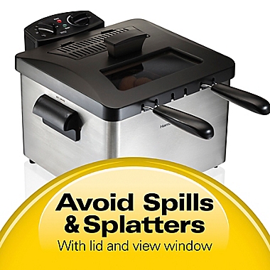 Hamilton Beach&reg; Professional Style Stainless Steel Deep Fryer. View a larger version of this product image.