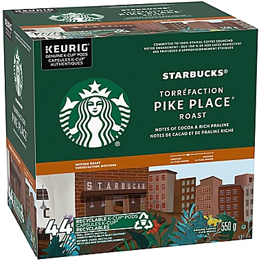 Starbucks&reg; Pike Place Coffee Keurig&reg; K-Cup&reg; Pods 44-Count. View a larger version of this product image.