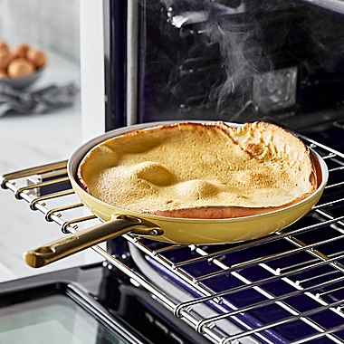 GreenPan&trade; Reserve Nonstick 12-Inch Covered Fry Pan with Helper Handle in Sunrise. View a larger version of this product image.