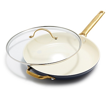 GreenPan&trade; Padova Reserve Nonstick 12-Inch Covered Fry Pan with Helper Handle in Twilight. View a larger version of this product image.
