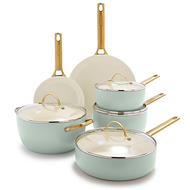 GreenPan&trade; Padova Reserve Nonstick Hard Anodized Aluminum 10-Piece Cookware Set in Julip. View a larger version of this product image.