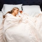 Alternate image 1 for Brookstone&reg; Heated Microfleece Twin Blanket in Cream