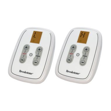 Brookstone&reg; Heated Microfleece Twin Blanket in Cream. View a larger version of this product image.