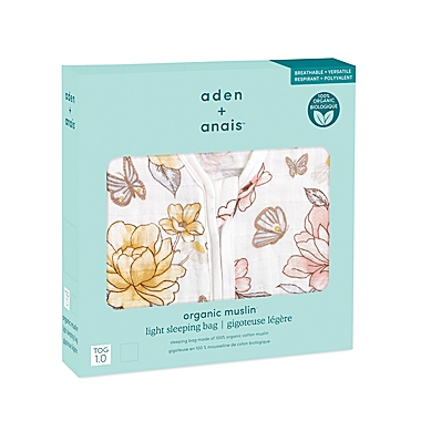 aden + anais&reg; Earthly Organic Cotton Sleep Sack in Pink. View a larger version of this product image.