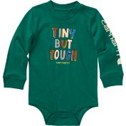 Carhartt&reg; Tiny But Tough Long Sleeve Bodysuit in Green