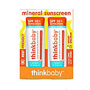 thinkbaby&trade; 6 fl. oz. 2-Pack Safe Baby Mineral Sunscreen SPF 50+