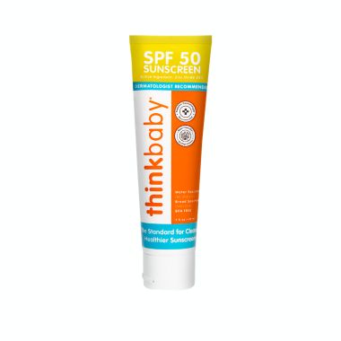 thinkbaby&trade; 6 fl. oz. 2-Pack Safe Baby Mineral Sunscreen SPF 50+. View a larger version of this product image.