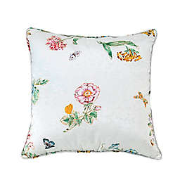 Lenox® Butterfly Meadow Jacquard Square Decorative Throw Pillow in White
