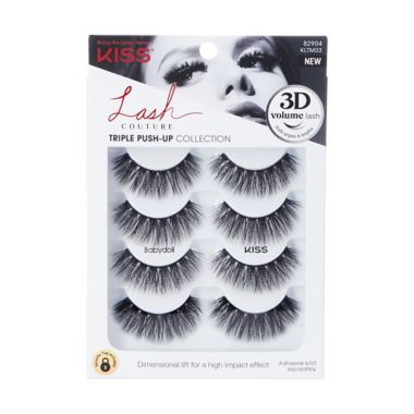 KISS&reg; Lash Couture Triple Push-Up Collection 3D Volume Lash in Babydoll. View a larger version of this product image.