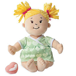 Manhattan Toy® Baby Stella Soft Nurturing Baby Girl Doll with Blonde Hair