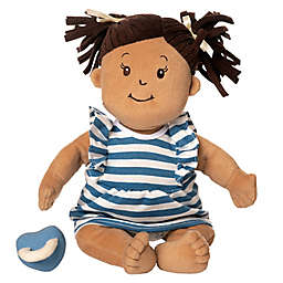 Manhattan Toy® Baby Stella Soft Nurturing Baby Girl Doll with Brown Hair