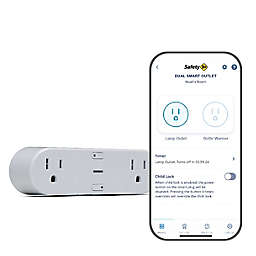 Safety 1st® Dual Smart Outlet Wi-Fi Plug in White