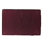 Simply Essential&trade; Solid Ribbed Placemats in Burgundy (Set of 4)