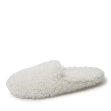 Nestwell&trade; Large Cozy Teddy Sherpa Mule Women's Slippers in Ivory. View a larger version of this product image.