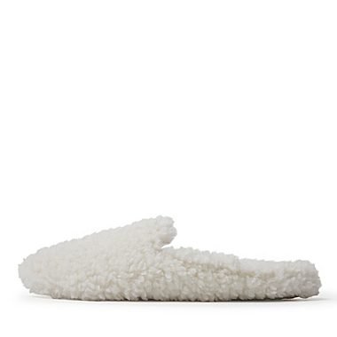 Nestwell&trade; Medium Cozy Teddy Sherpa Mule Women&#39;s Slippers in Ivory. View a larger version of this product image.