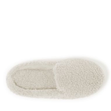 Nestwell&trade; Large Cozy Teddy Sherpa Mule Women's Slippers in Ivory. View a larger version of this product image.