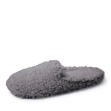 Nestwell&trade; Medium Cozy Teddy Sherpa Mule Women&#39;s Slippers in Sharkskin. View a larger version of this product image.