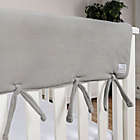 Alternate image 1 for Trend Lab Cribwrap Wide Short Rail Covers in Grey Fleece (Set of 2)