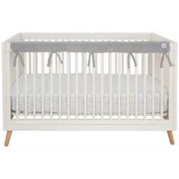 Trend Lab® CribWrap™ Long Narrow Fleece Rail Covers in Grey
