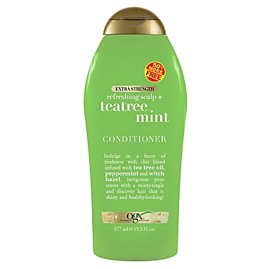 OGX&reg; 19.5 fl. oz. Extra Strength Hydrating TeaTree Mint Conditioner. View a larger version of this product image.