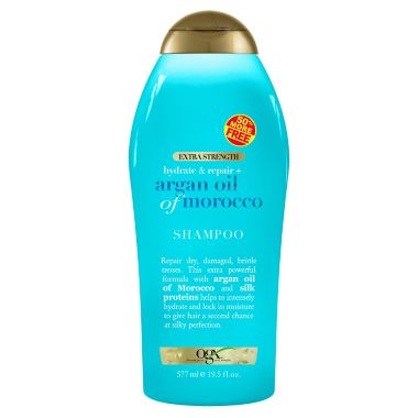 OGX&reg; 19 fl. oz. Argan Oil Of Morocco Extra Strength Shampoo. View a larger version of this product image.