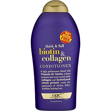 OGX&reg; 19.5 fl. oz. Thick &amp; Full + Biotin &amp; Collagen Conditioner. View a larger version of this product image.