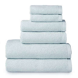 Welhome Franklin 6-Piece Towel Set in Sky Blue