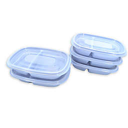 Simply Essential™ 10-Piece 2-Section Divided Food Storage Container Set in Zen Blue