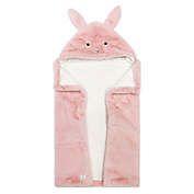 ever &amp; ever&trade; Bunny Plush Hooded Towel in Pink