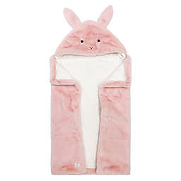 ever & ever™ Bunny Plush Hooded Towel in Pink