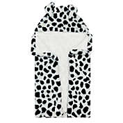 ever &amp; ever&trade; Puppy Plush Hooded Towel in Black/White