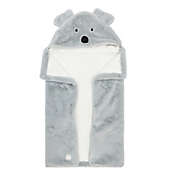 ever &amp; ever&trade; Koala Plush Hooded Towel in Grey/White
