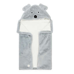 ever & ever™ Koala Plush Hooded Towel in Grey/White
