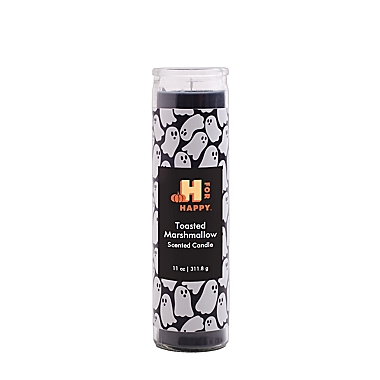 H for Happy&trade; Marshmallow 11 oz. Halloween Candle. View a larger version of this product image.