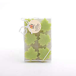 H for Happy™ Leaf-Shaped Apple Scented Wax Melts in Lime Green (Set of 6)