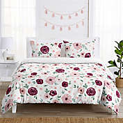 Sweet JoJo Designs&reg; Floral Rose 3-Piece Full/Queen Comforter Set in Blush